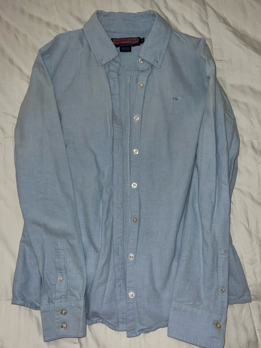 Vineyard Vines Pale Blue Oxford Shirt